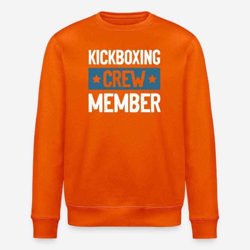 Équipe de kickboxing - Sweat bio ROLLER Stanley/Stella Unisexe - orange profond