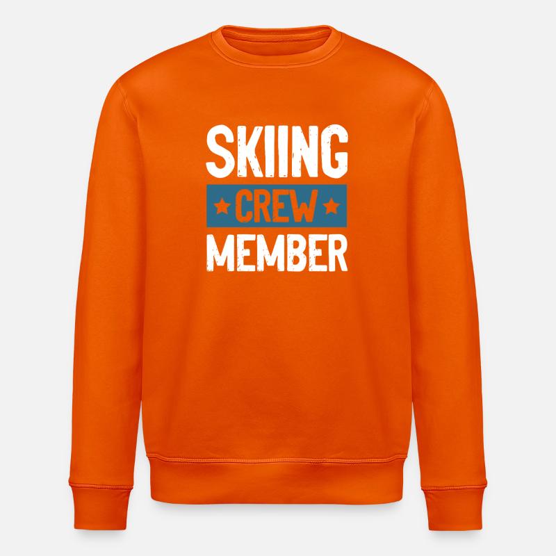 Équipe de ski - Sweat bio ROLLER Stanley/Stella Unisexe - orange profond