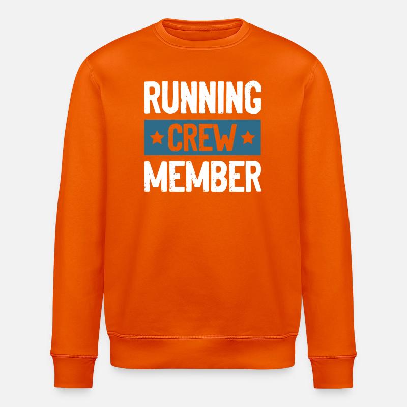 Running Crew - Stanley/Stella ROLLER Unisex Organic Sweatshirt - bright orange