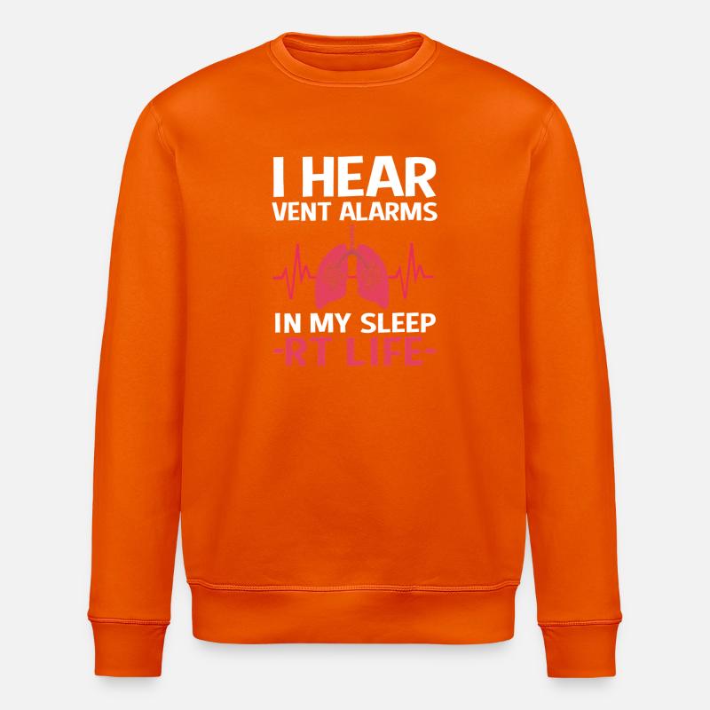Atmung Atmen Sauerstoff - Stanley/Stella Unisex Bio-Sweatshirt ROLLER - Tieforange