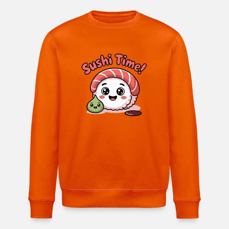 Icône du Sushi Time Roll - Sweat bio ROLLER Stanley/Stella Unisexe - orange profond