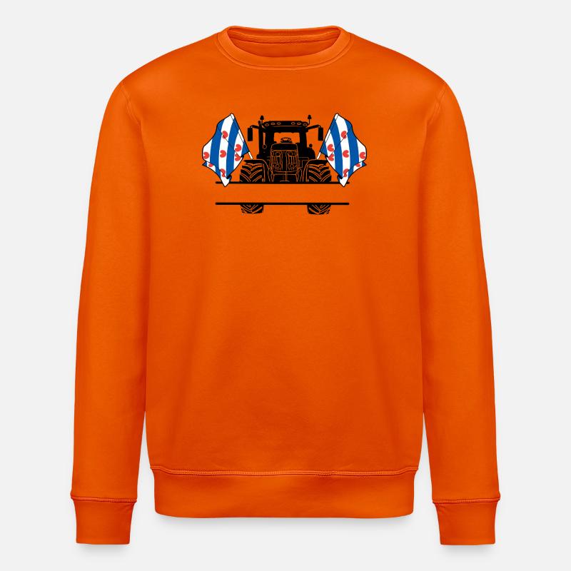 Friesland_Tractor_Custom_Edition - Sweat bio ROLLER Stanley/Stella Unisexe - orange profond