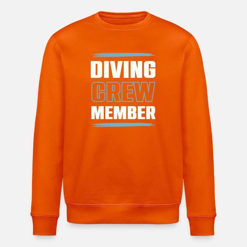 Drinking Crew - Stanley/Stella ROLLER Unisex Organic Sweatshirt - bright orange