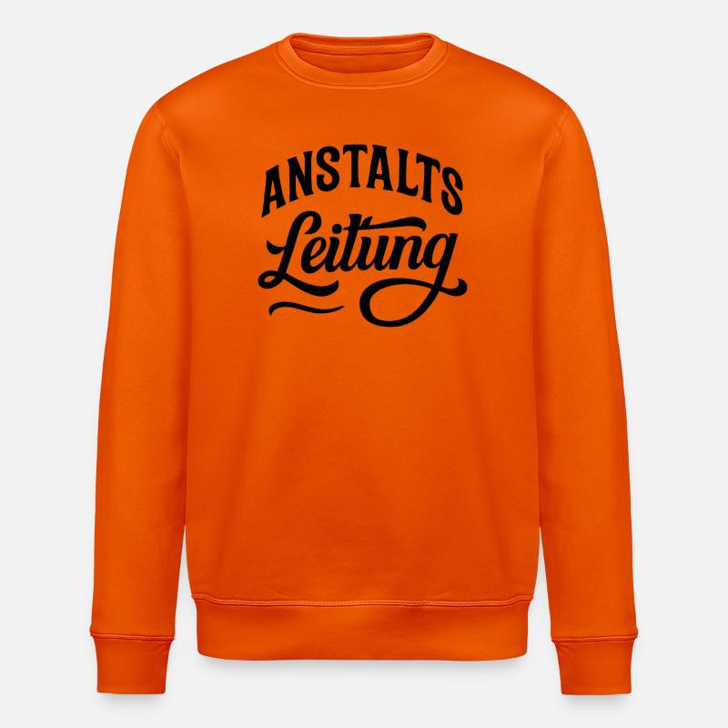 Anstaltsleitung - Stanley/Stella Unisex Bio-Sweatshirt ROLLER - Tieforange