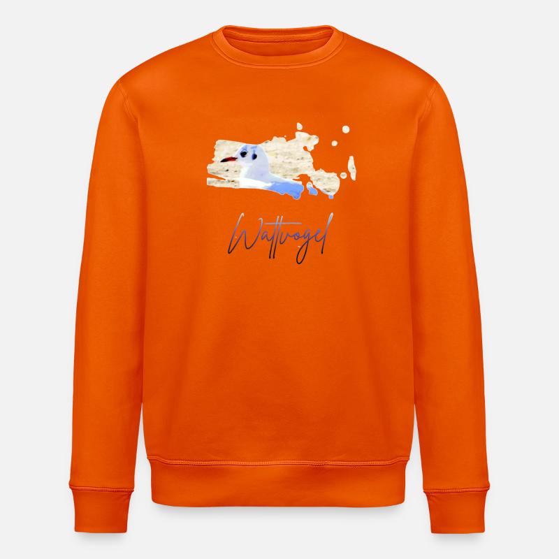 Wattvogel_2 - Stanley/Stella ROLLER Unisex Organic Sweatshirt - bright orange