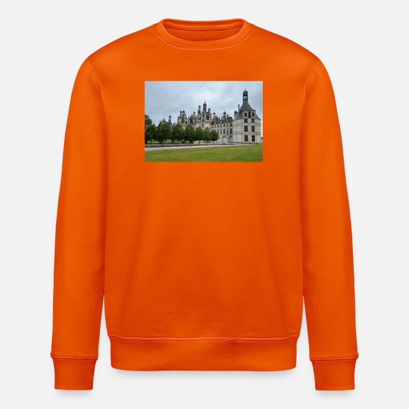 Chateau de Chambord - Sweat bio ROLLER Stanley/Stella Unisexe - orange profond