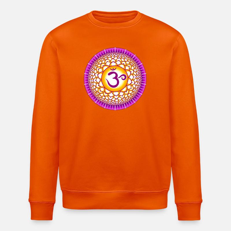 Chakra couronne Sahasrara - Sweat bio ROLLER Stanley/Stella Unisexe - orange profond