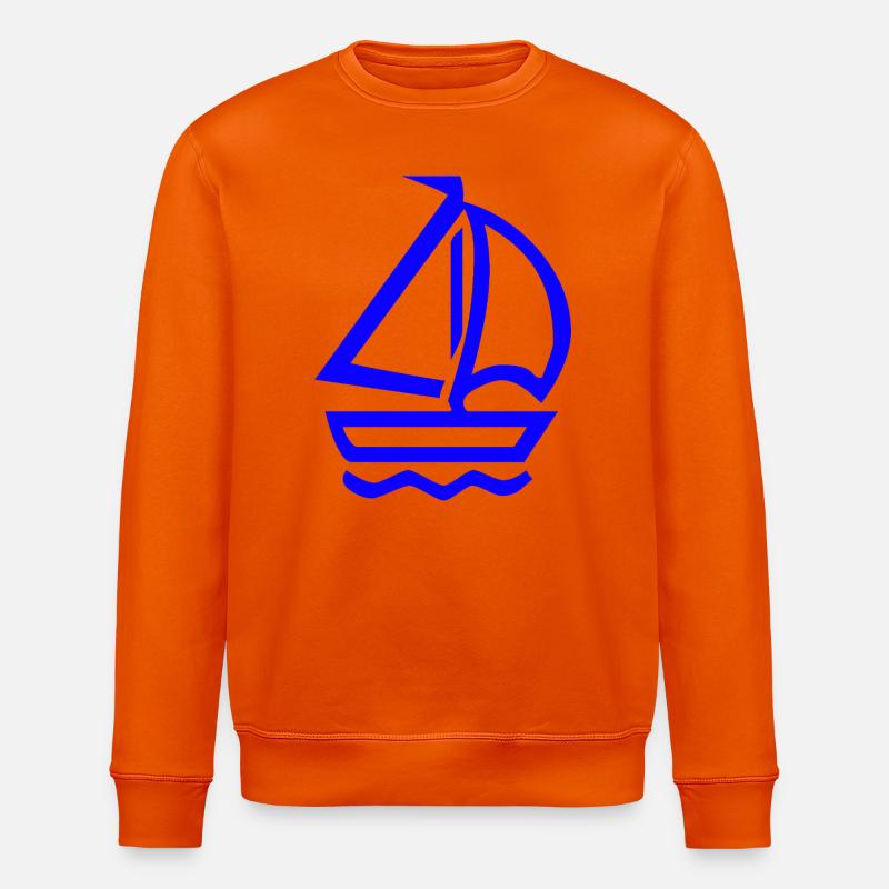 Voile - Sweat bio ROLLER Stanley/Stella Unisexe - orange profond
