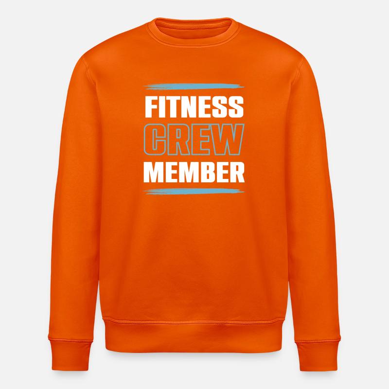 Fitness Crew - Stanley/Stella Unisex Bio-Sweatshirt ROLLER - Tieforange
