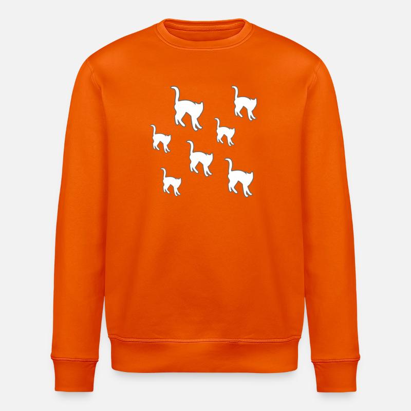 félin - Sweat bio ROLLER Stanley/Stella Unisexe - orange profond