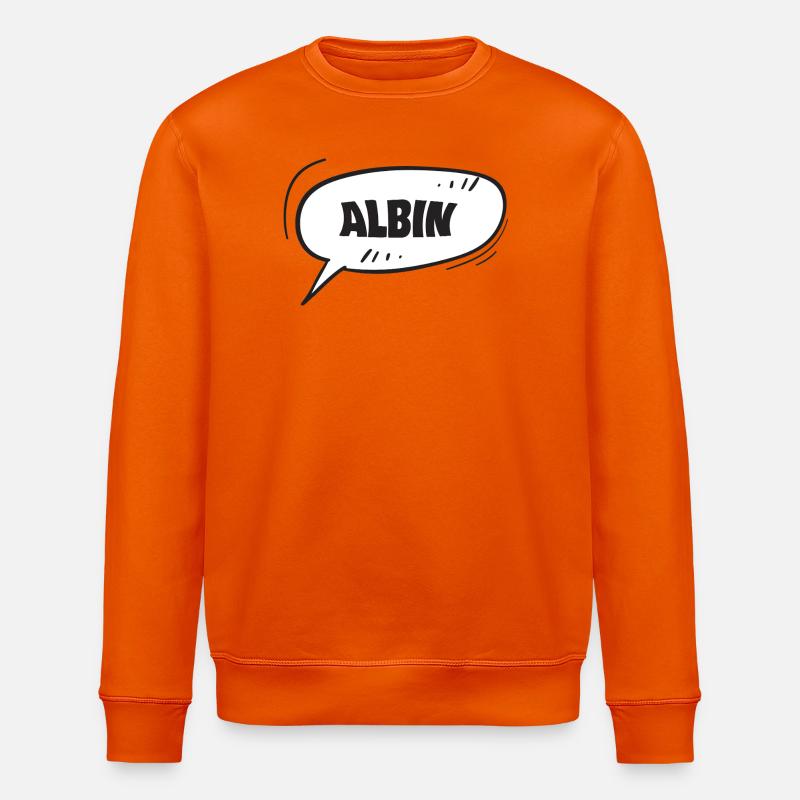 Albin - Stanley/Stella ROLLER Unisex Organic Sweatshirt - bright orange