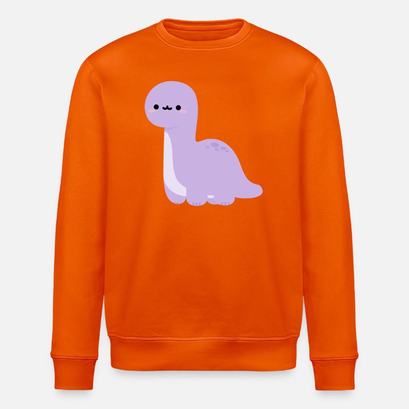 Brachiosaurus Lulu - Stanley/Stella Unisex Bio-Sweatshirt ROLLER - Tieforange
