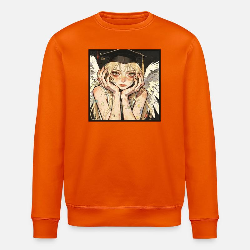 Diplômé Ange Ailé - Sweat bio ROLLER Stanley/Stella Unisexe - orange profond