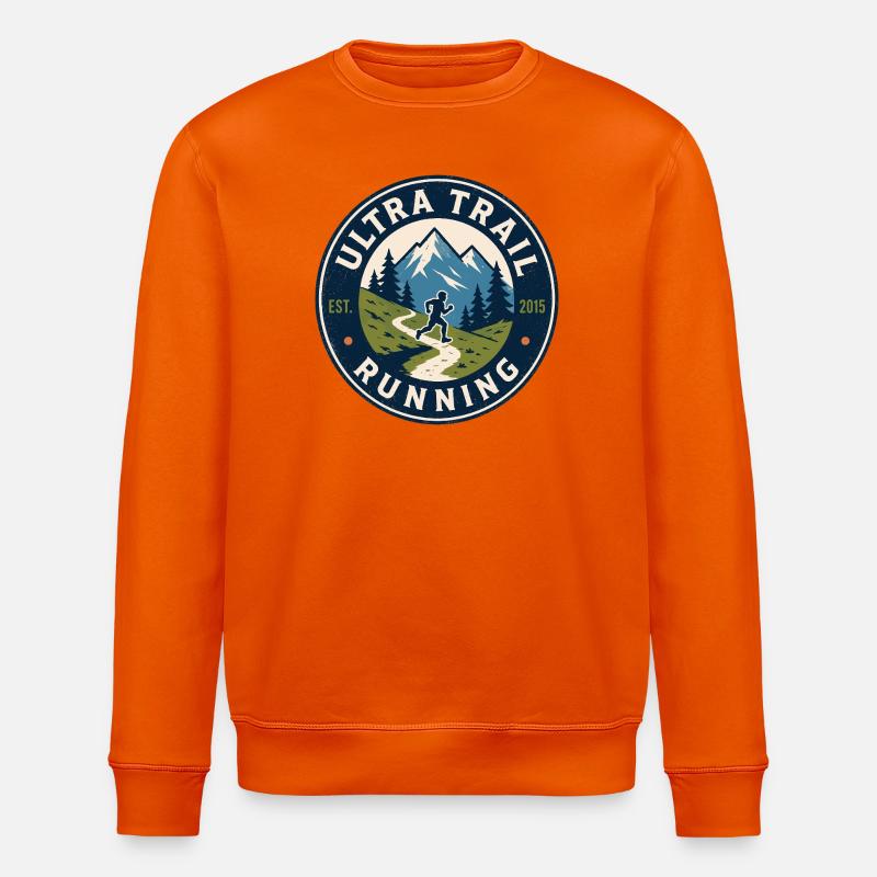 Ultra Trail Running - Sweat bio ROLLER Stanley/Stella Unisexe - orange profond