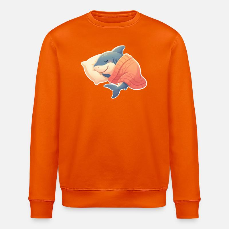 Hai Schlafen - Stanley/Stella Unisex Bio-Sweatshirt ROLLER - Tieforange