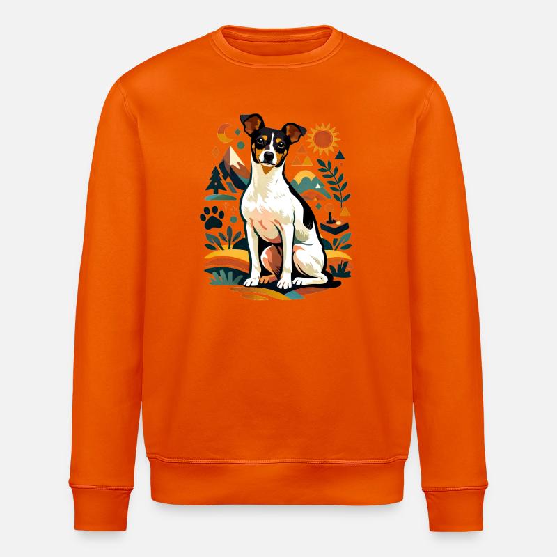 Style folklorique Bodeguero - Sweat bio ROLLER Stanley/Stella Unisexe - orange profond