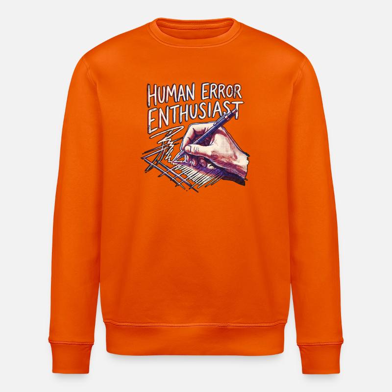 Human Error Enthausiast - Stanley/Stella Unisex Bio-Sweatshirt ROLLER - Tieforange