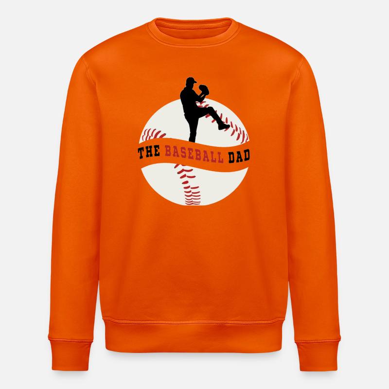 The Baseball Dad - Sweat bio ROLLER Stanley/Stella Unisexe - orange profond