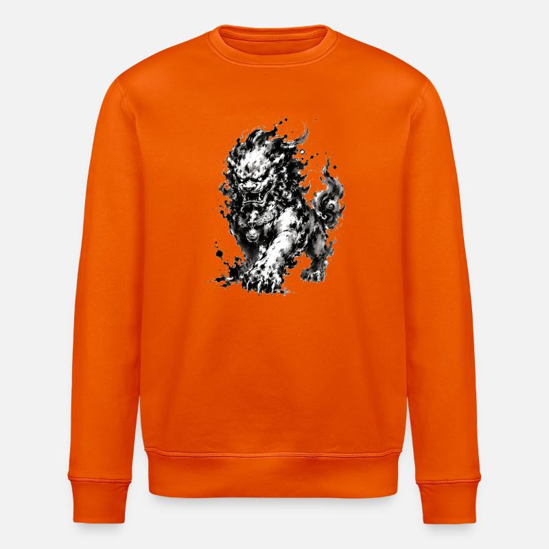 Ink Foo Chien Gardien - Sweat bio ROLLER Stanley/Stella Unisexe - orange profond