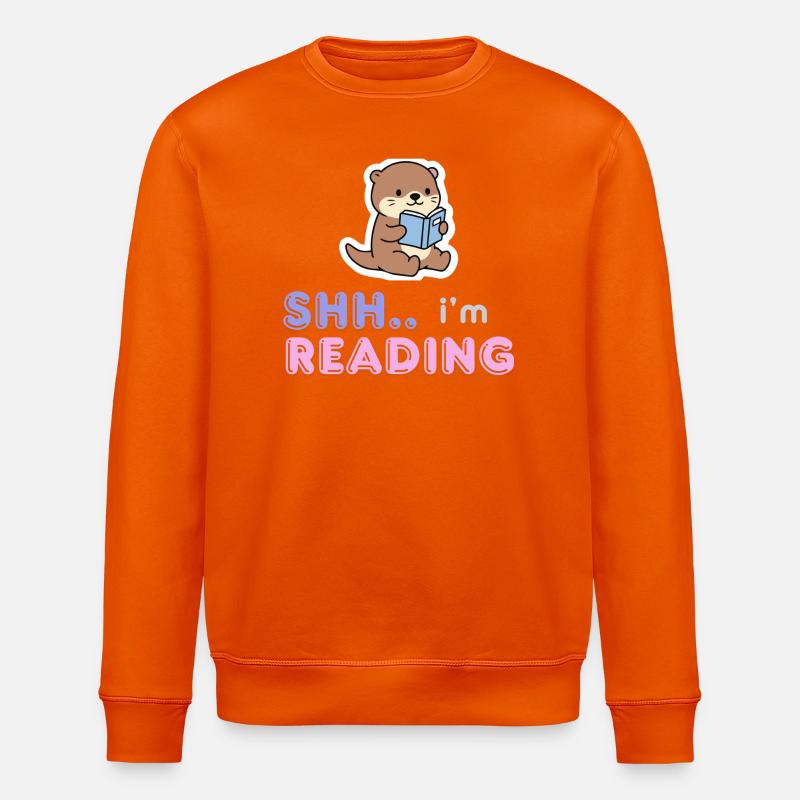 Otter Reading Buddy - Sweat bio ROLLER Stanley/Stella Unisexe - orange profond