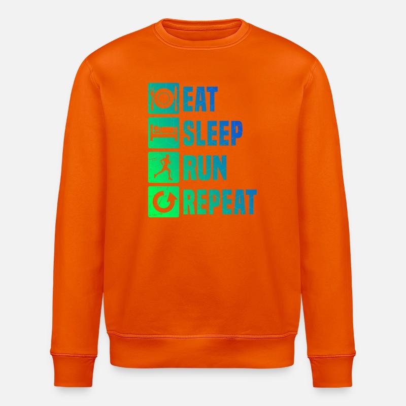 Geschenkidee für einen Running mit Running - Stanley/Stella Unisex Bio-Sweatshirt ROLLER - Tieforange