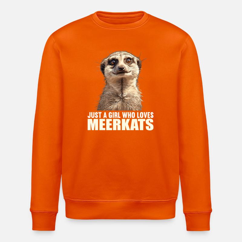 Suricate Erdmännchen - Sweat bio ROLLER Stanley/Stella Unisexe - orange profond