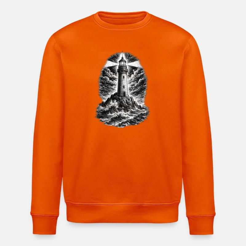 Phare - Sweat bio ROLLER Stanley/Stella Unisexe - orange profond