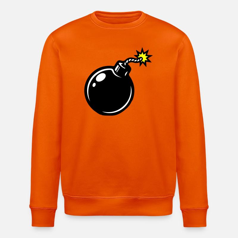 Bomb Comic - Sweat bio ROLLER Stanley/Stella Unisexe - orange profond