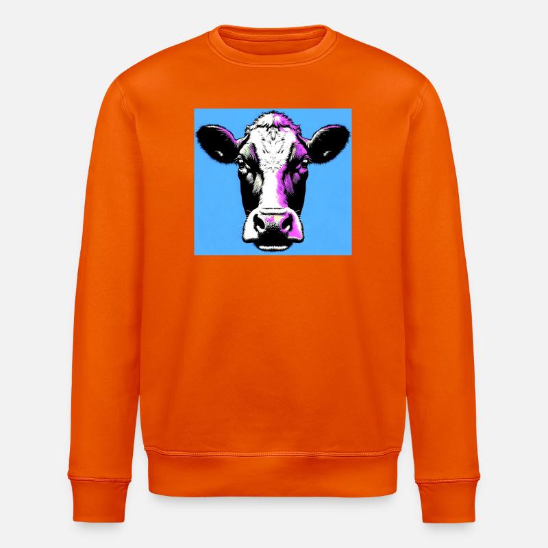 vache - Sweat bio ROLLER Stanley/Stella Unisexe - orange profond