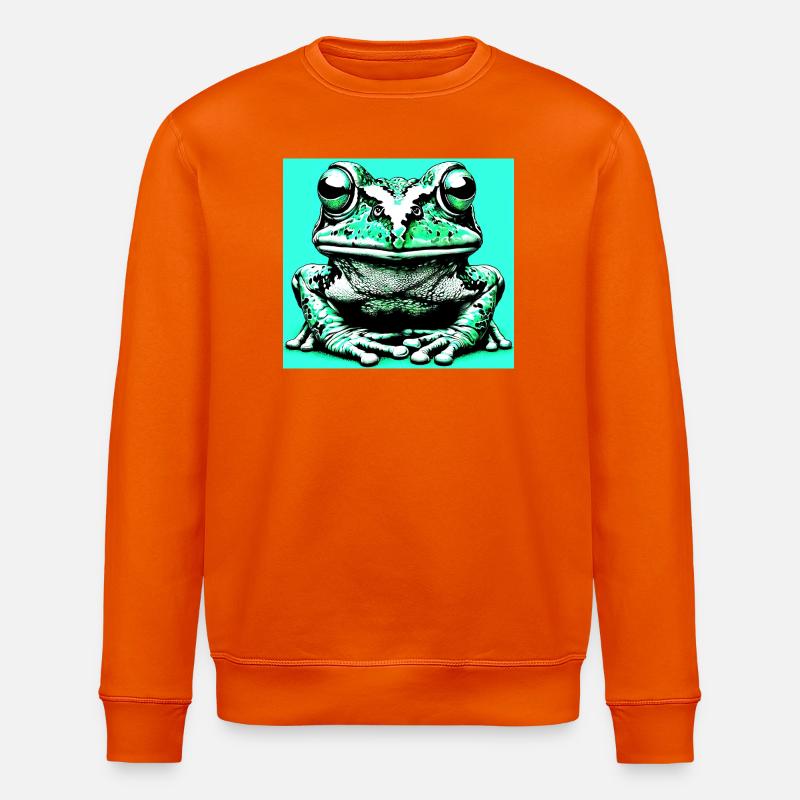 grenouille - Sweat bio ROLLER Stanley/Stella Unisexe - orange profond