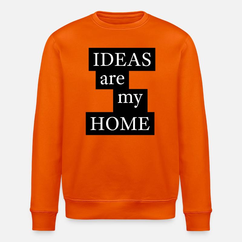 LES IDÉES sont MA MAISON - Sweat bio ROLLER Stanley/Stella Unisexe - orange profond