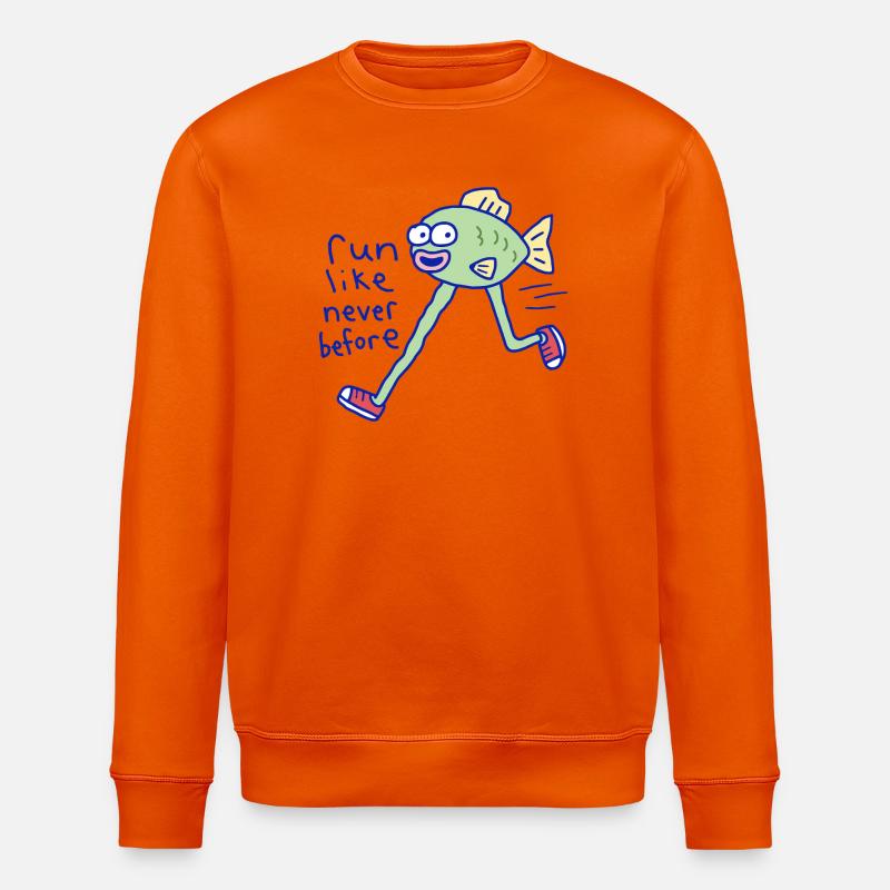 Courez comme jamais auparavant - Sweat bio ROLLER Stanley/Stella Unisexe - orange profond