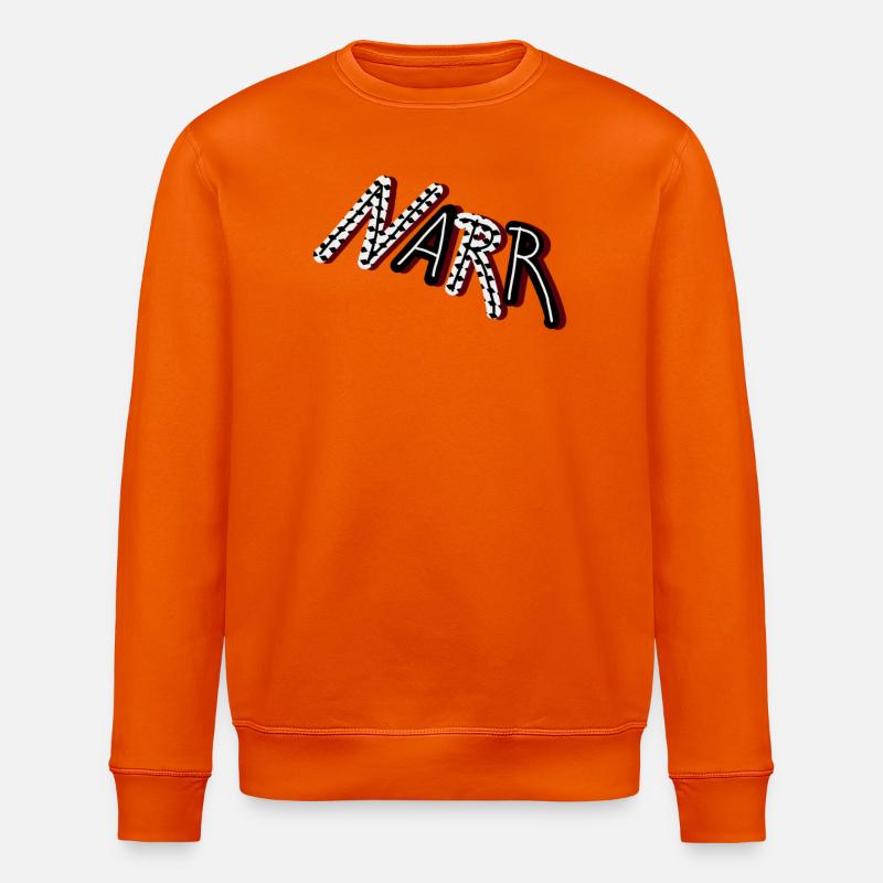 fool - Stanley/Stella ROLLER Unisex Organic Sweatshirt - bright orange