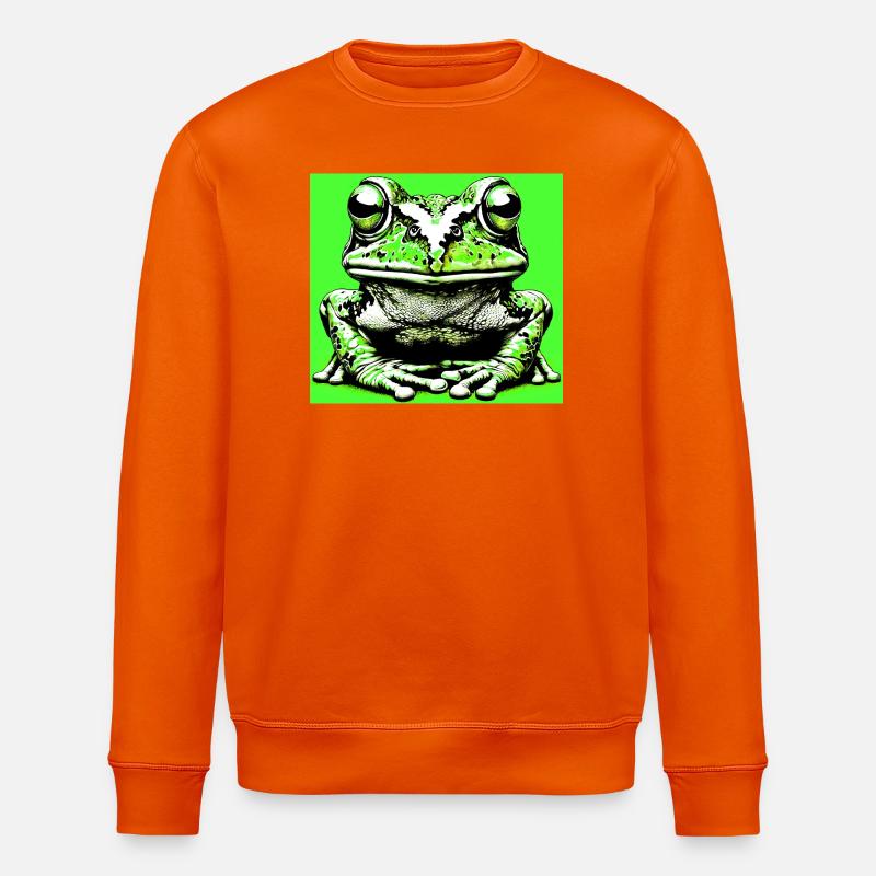 grenouille - Sweat bio ROLLER Stanley/Stella Unisexe - orange profond