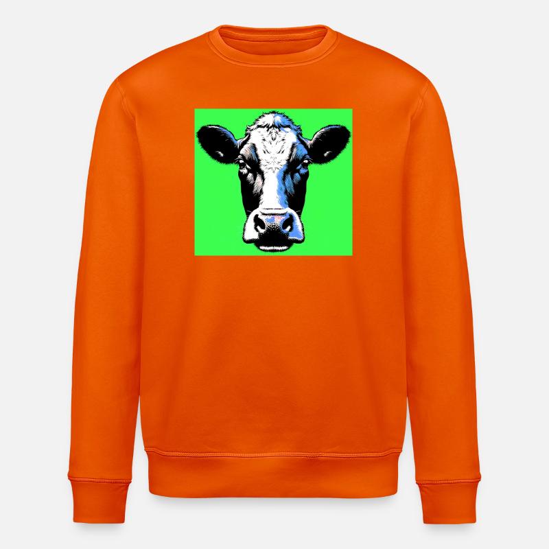 vache - Sweat bio ROLLER Stanley/Stella Unisexe - orange profond