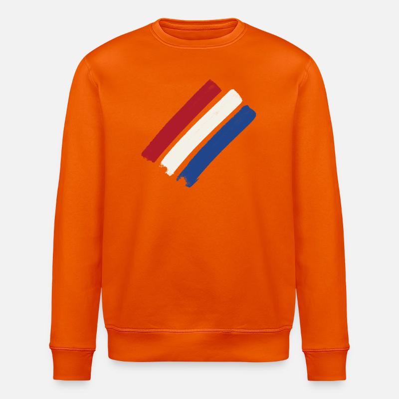 Pays-Bas - Sweat bio ROLLER Stanley/Stella Unisexe - orange profond
