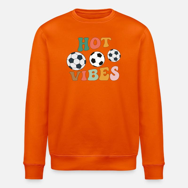 Fußball - Stanley/Stella Unisex Bio-Sweatshirt ROLLER - Tieforange