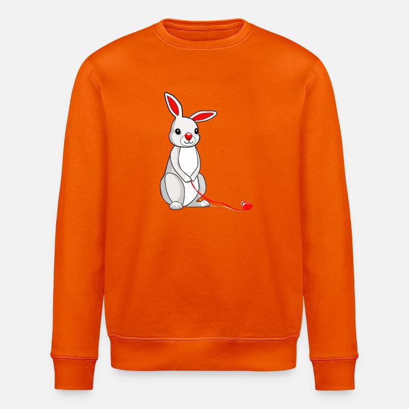 Rabbit - Stanley/Stella Unisex Bio-Sweatshirt ROLLER - Tieforange