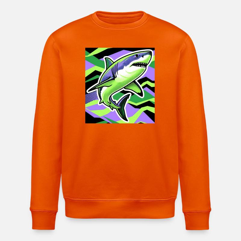 Requin - Sweat bio ROLLER Stanley/Stella Unisexe - orange profond