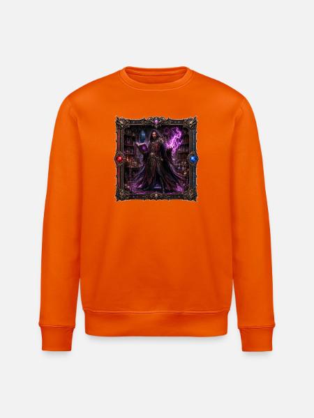 Warlock - Stanley/Stella ROLLER Unisex Organic Sweatshirt - bright orange