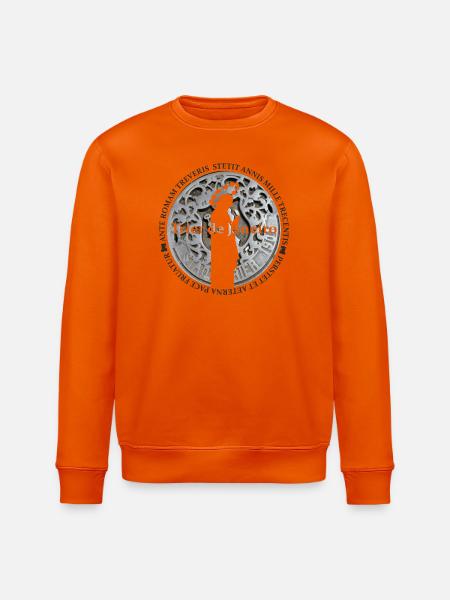 Säulenmarie - Stanley/Stella Unisex Bio-Sweatshirt ROLLER - Tieforange