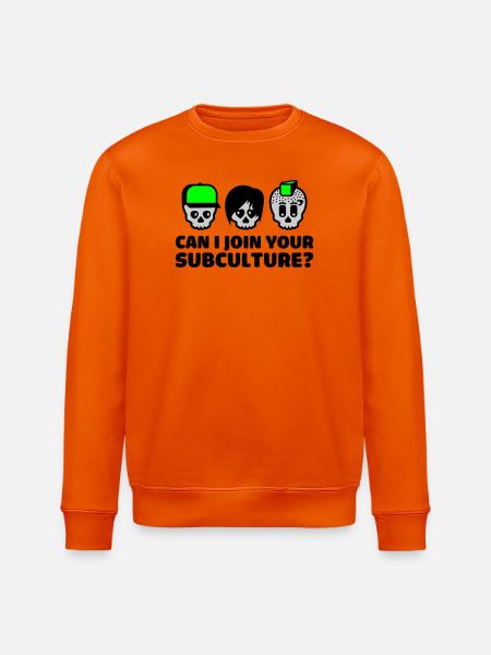subculture - Stanley/Stella ROLLER Unisex Organic Sweatshirt - bright orange