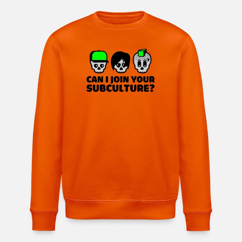 subculture - Stanley/Stella Unisex Bio-Sweatshirt ROLLER - Tieforange