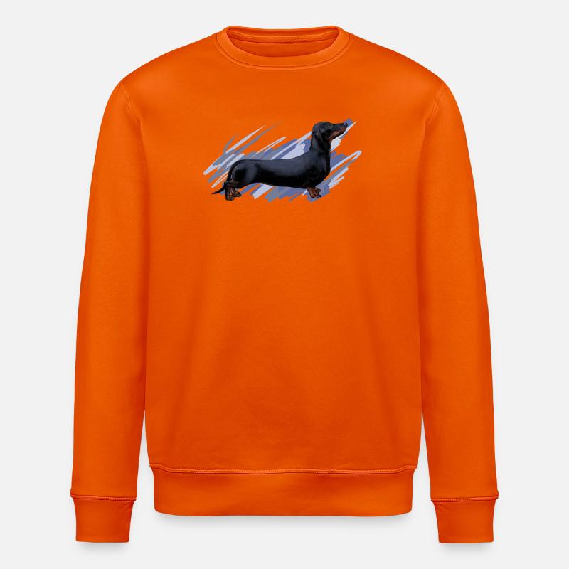 Dackel - Stanley/Stella Unisex Bio-Sweatshirt ROLLER - Tieforange