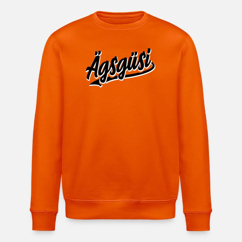 Ägsgüsi Schweizerdeutsch Dialekt Mundart Schweiz - Sweat bio ROLLER Stanley/Stella Unisexe - orange profond