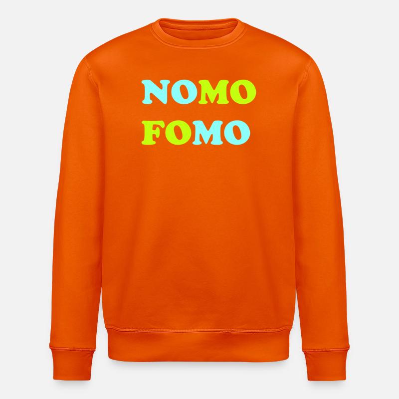FOMO Peur de manquer quelque chose - Sweat bio ROLLER Stanley/Stella Unisexe - orange profond