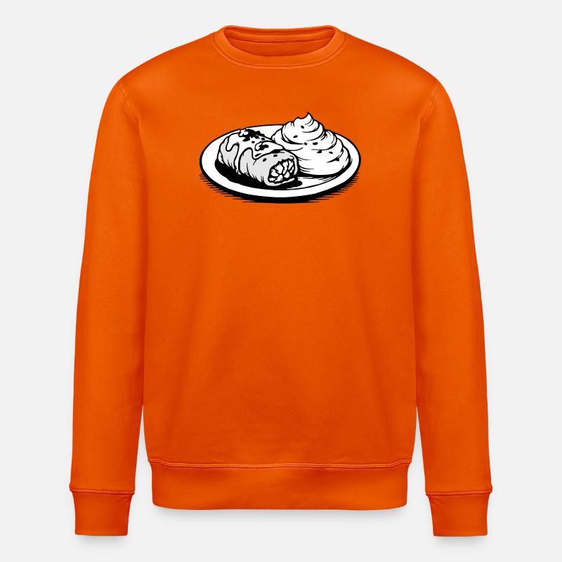Golubzi cabbage wrap with mashed potatoes - Stanley/Stella ROLLER Unisex Organic Sweatshirt - bright orange