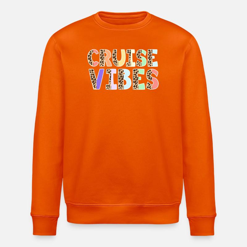 Croisière en bateau de croisière - Sweat bio ROLLER Stanley/Stella Unisexe - orange profond