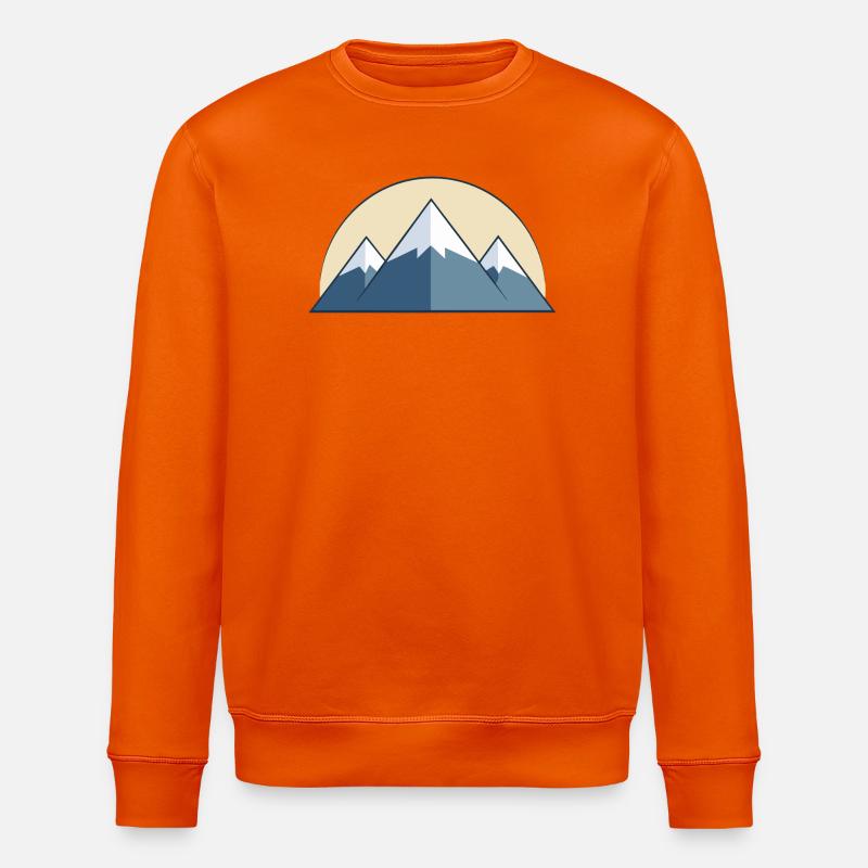 Gebirge - Stanley/Stella Unisex Bio-Sweatshirt ROLLER - Tieforange