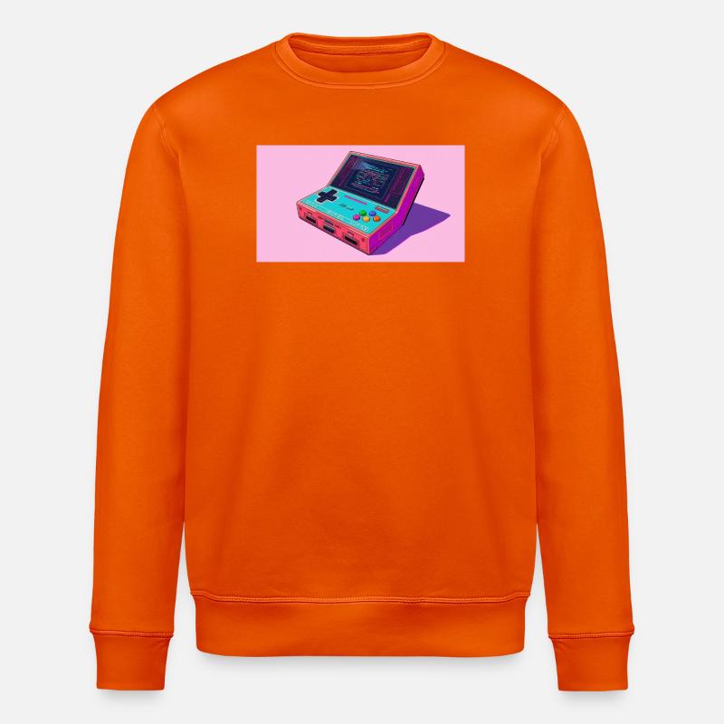 Fresh Console - Stanley/Stella ROLLER Unisex Organic Sweatshirt - bright orange